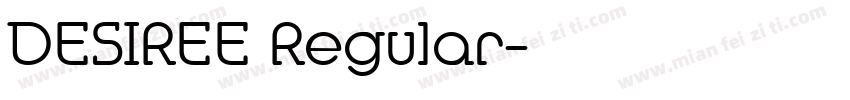 DESIREE Regular字体转换